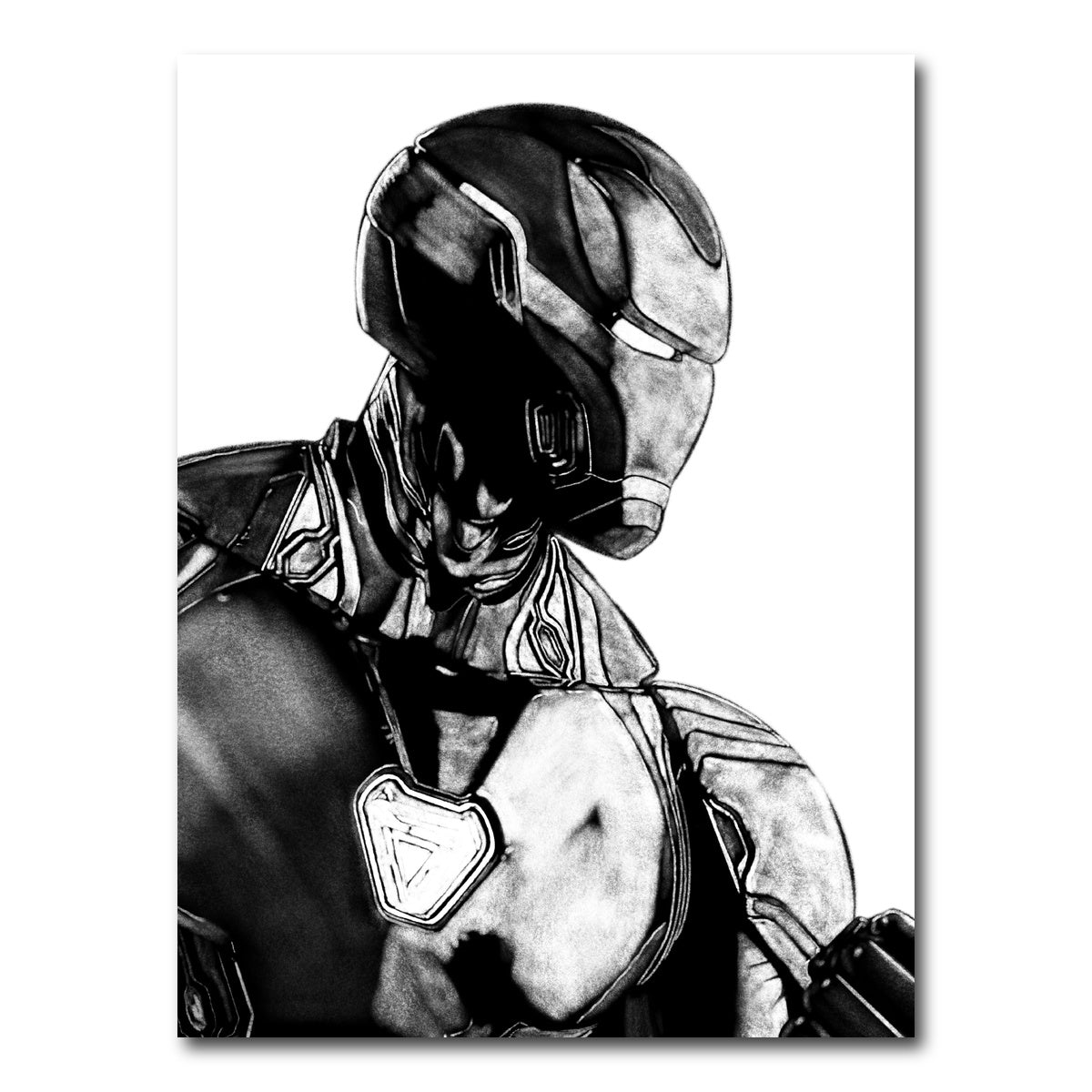AUTO-MOCKUP WHITE | Iron Man | 1 Piece | Gallery Wrap Canvas | group=3x4