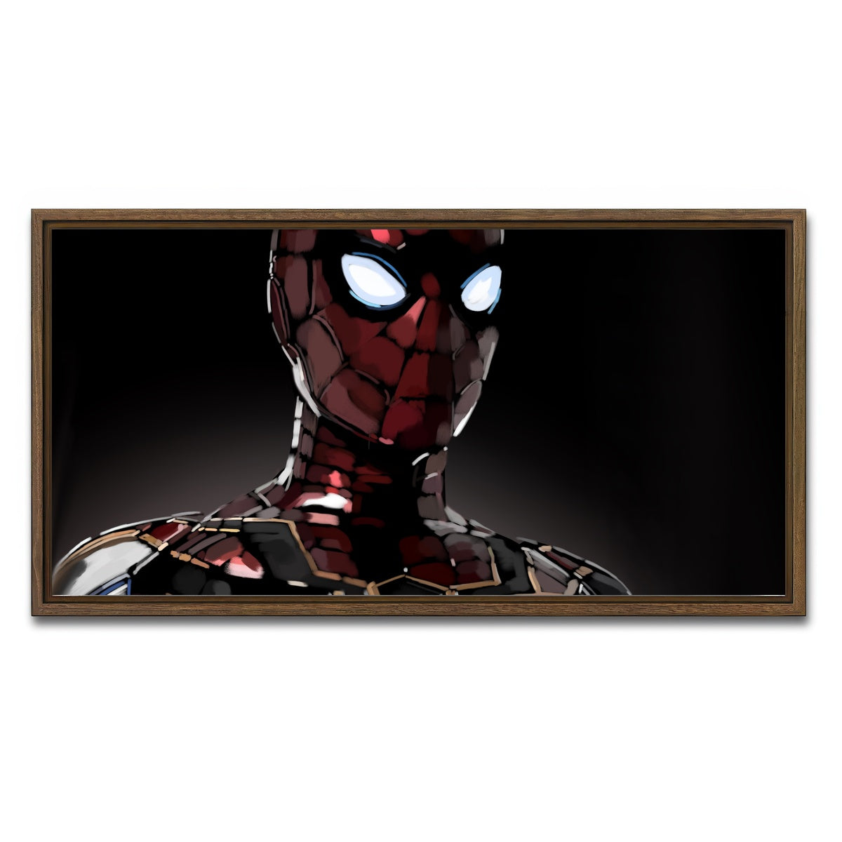 AUTO-MOCKUP WHITE | Iron Spider | 1 Piece | Walnut Framed Canvas | group=2x1