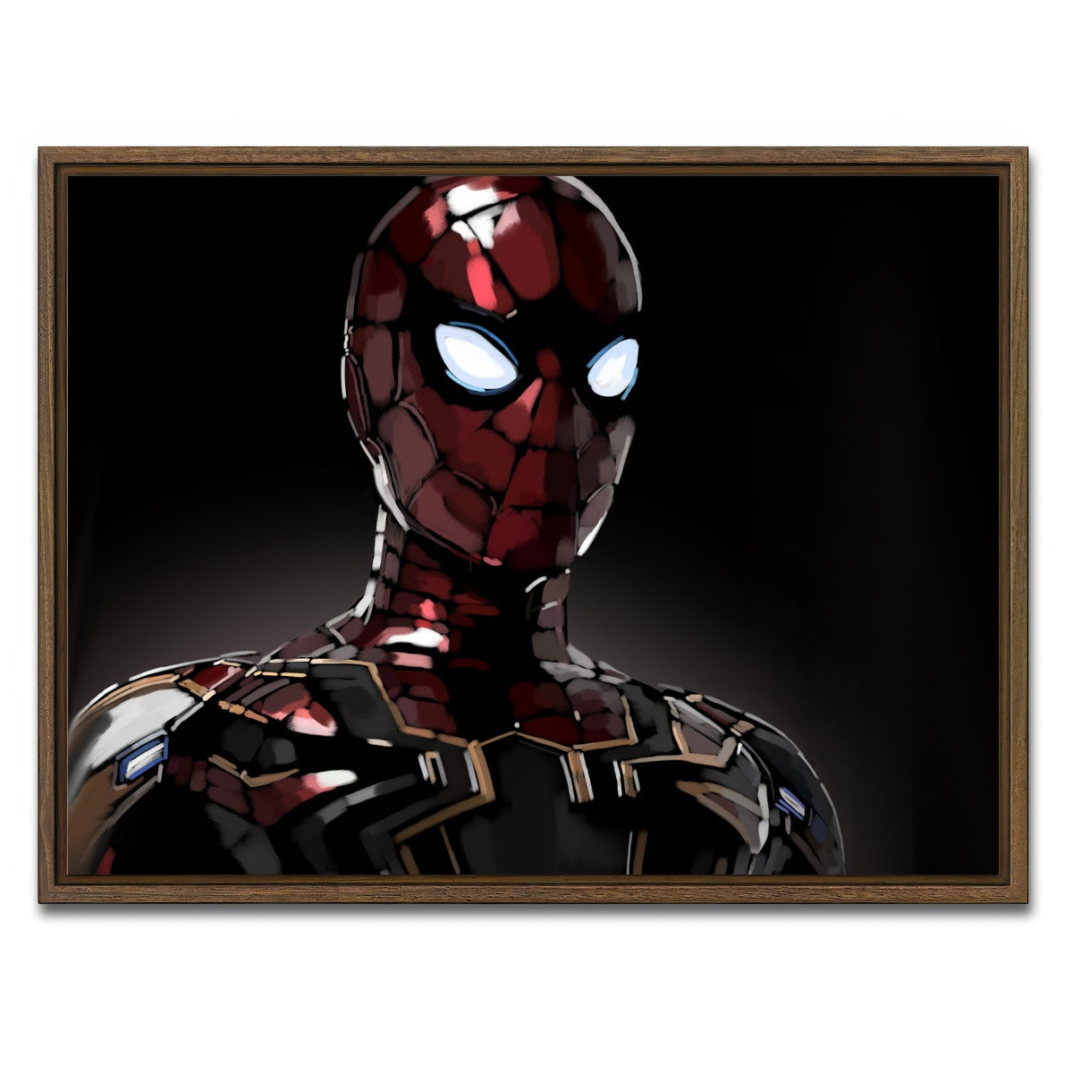 AUTO-MOCKUP WHITE | Iron Spider | 1 Piece | Walnut Framed Canvas | group=4x3