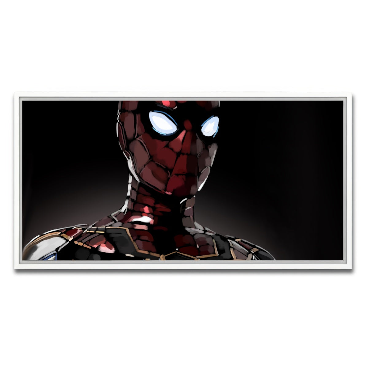 AUTO-MOCKUP WHITE | Iron Spider | 1 Piece | White Framed Canvas | group=2x1