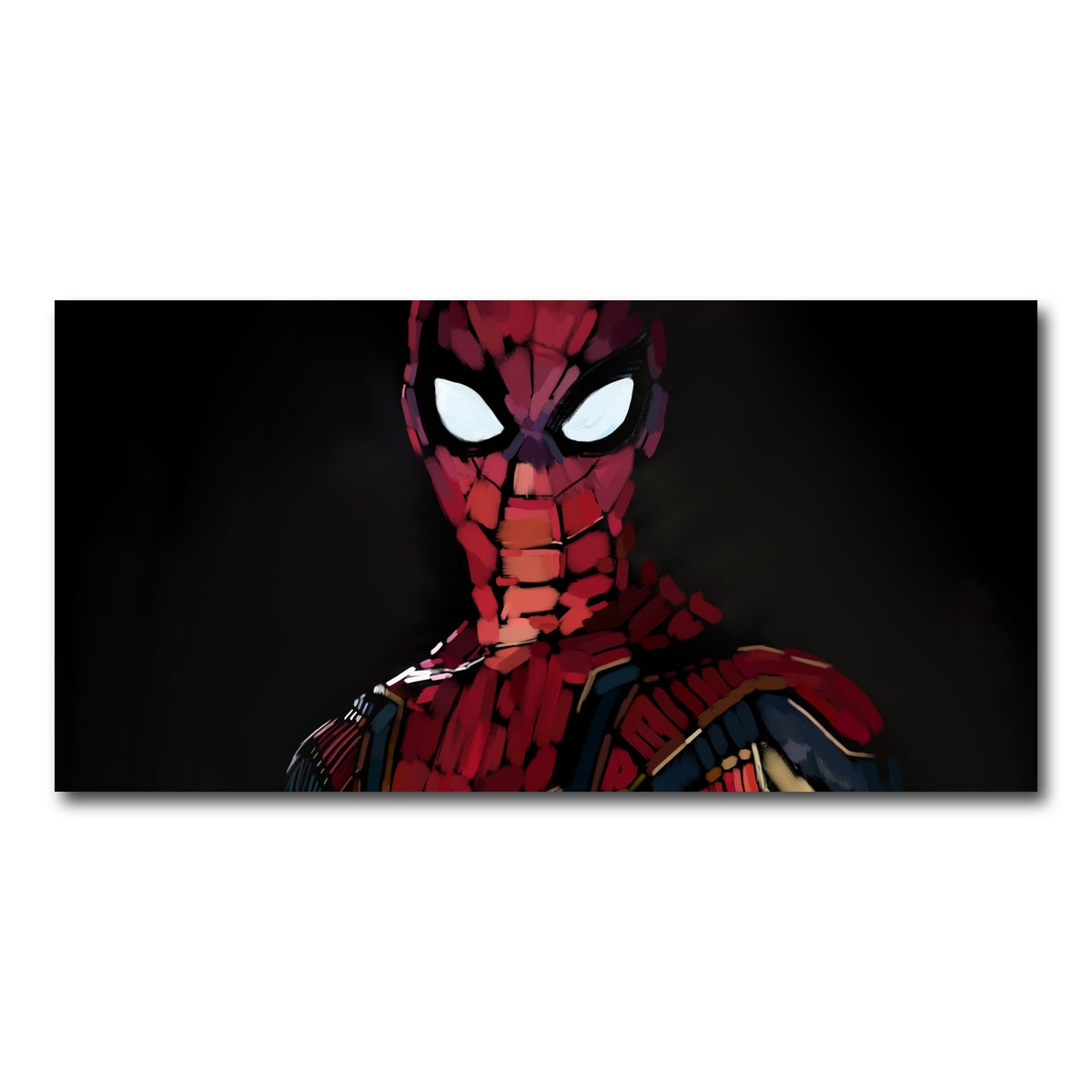 AUTO-MOCKUP WHITE | Iron Spider portrait | 1 Piece | Gallery Wrap Canvas | group=2x1