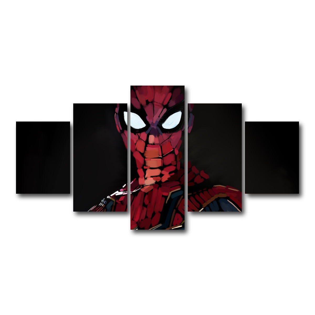 AUTO-MOCKUP WHITE | Iron Spider portrait | 5 Piece | Gallery Wrap Canvas | group=5_short