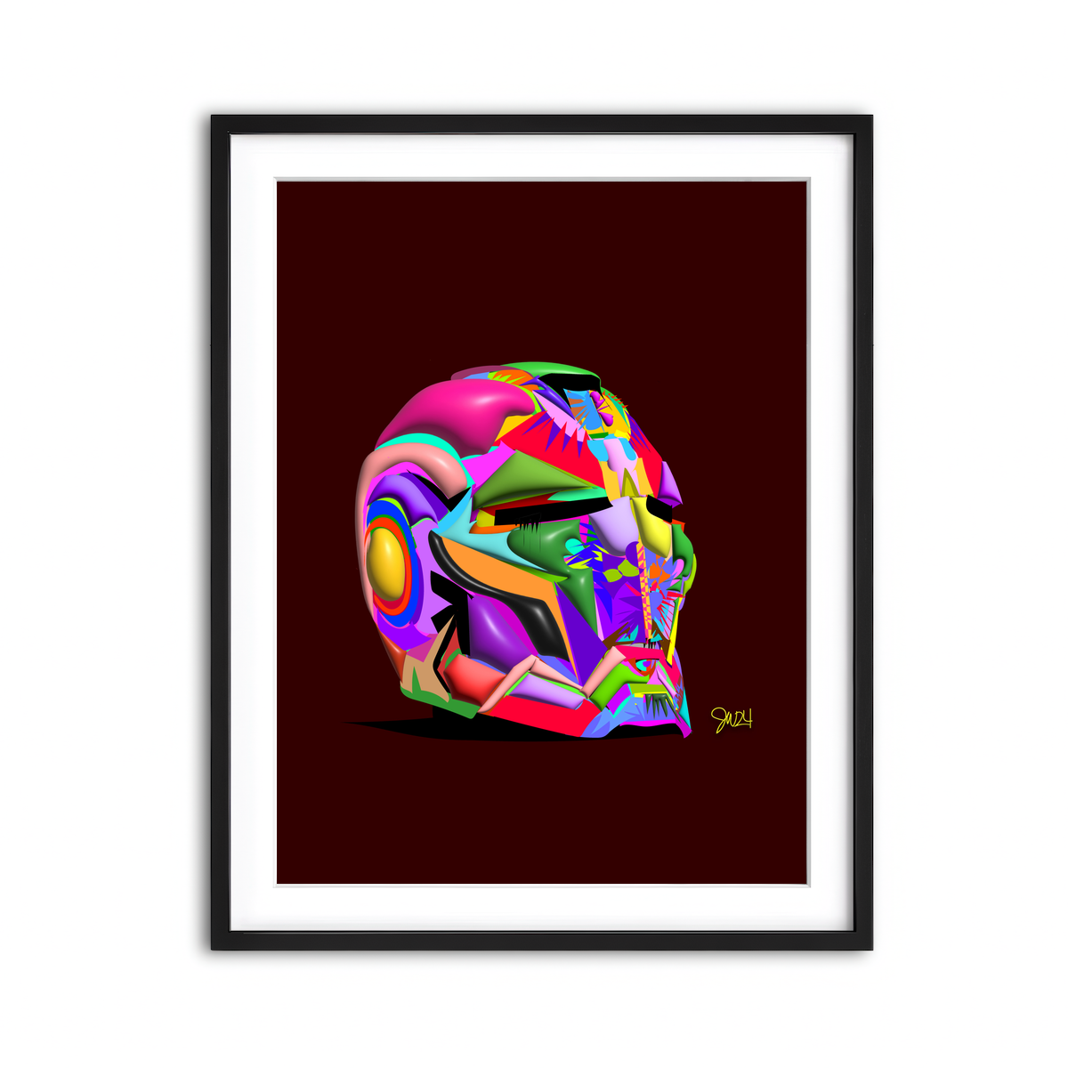 Framed Print 3x4 Black