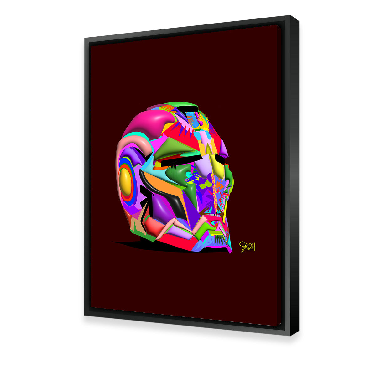 Iron Man Helmet Wall Art