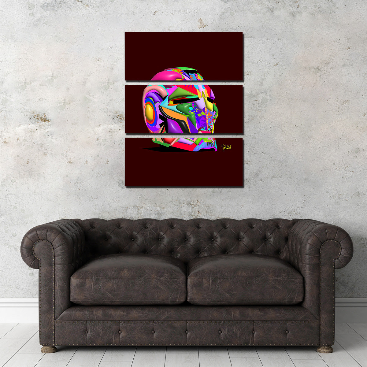 Iron Man Helmet Wall Art