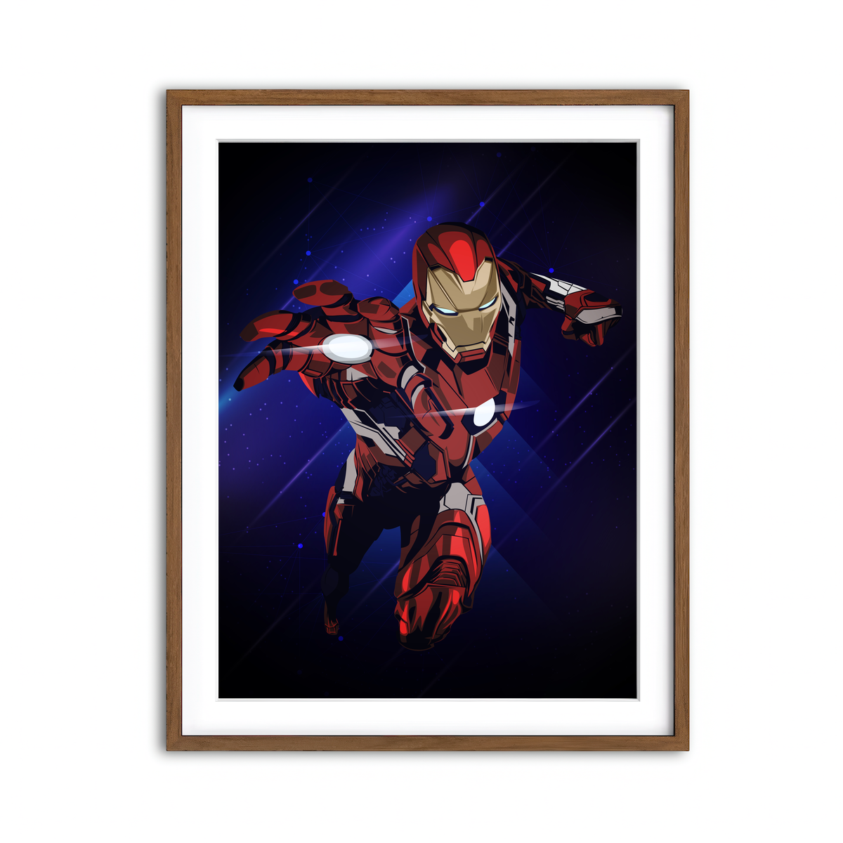 Framed Print 3x4 Walnut