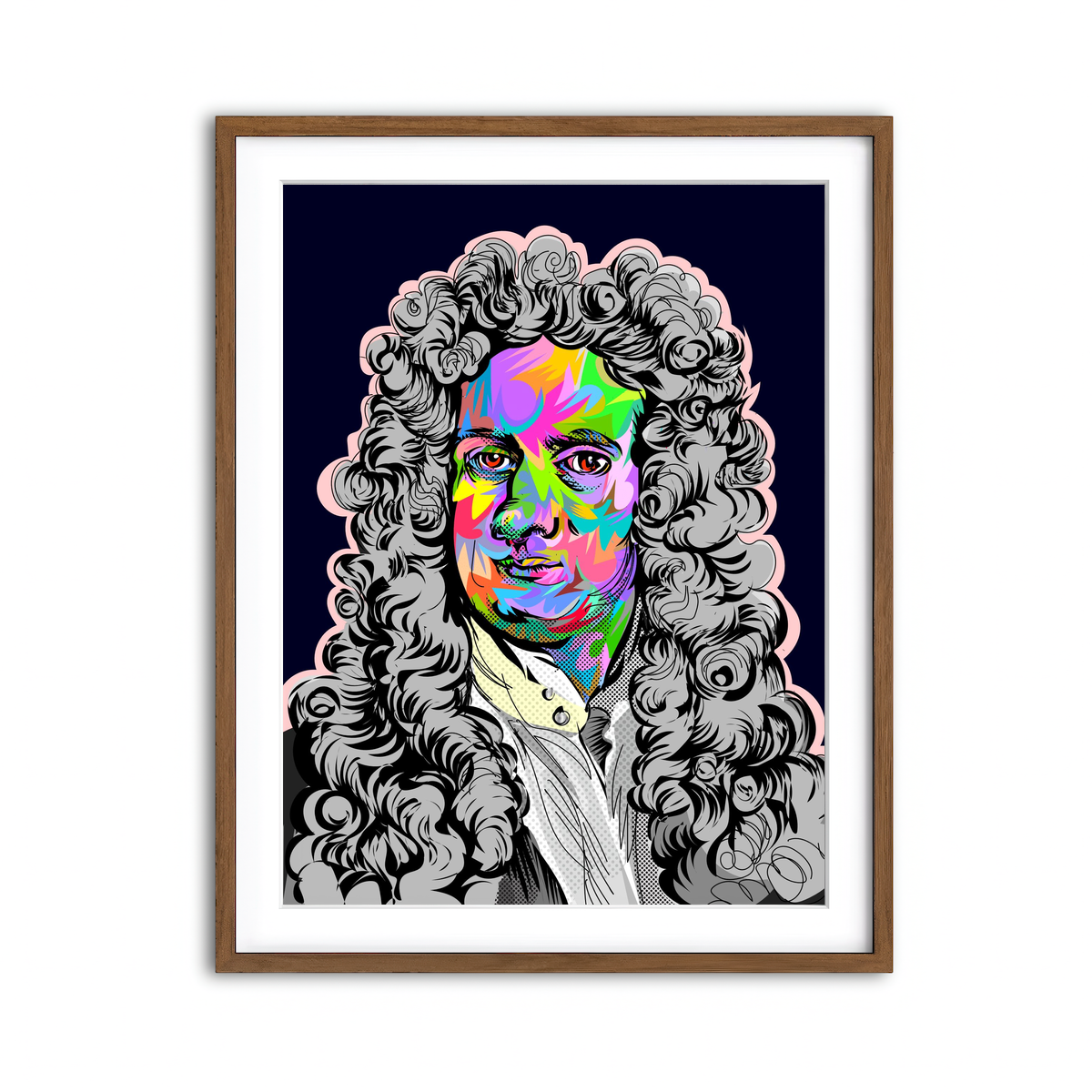 Framed Print 3x4 Walnut