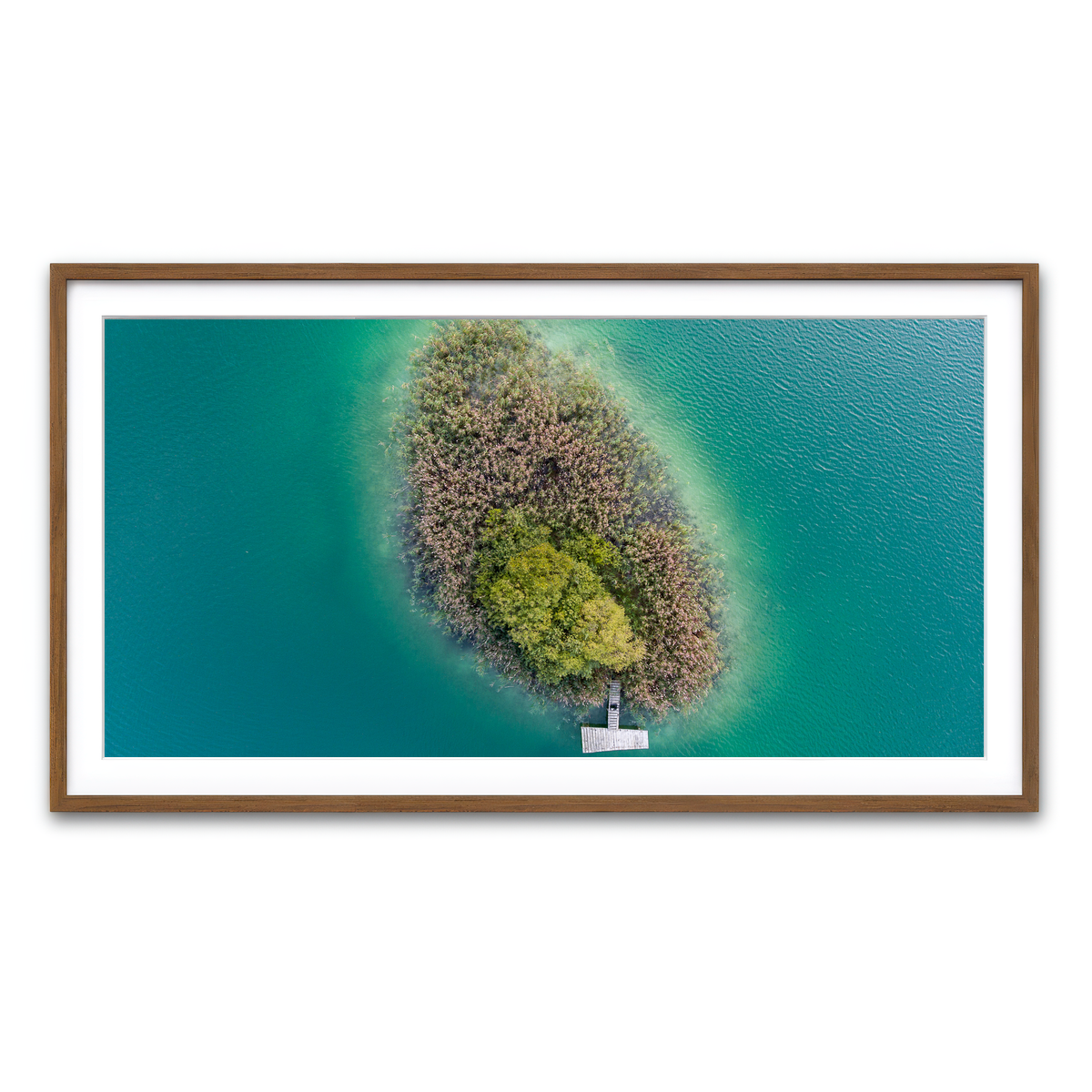 Framed Print 2x1 Walnut