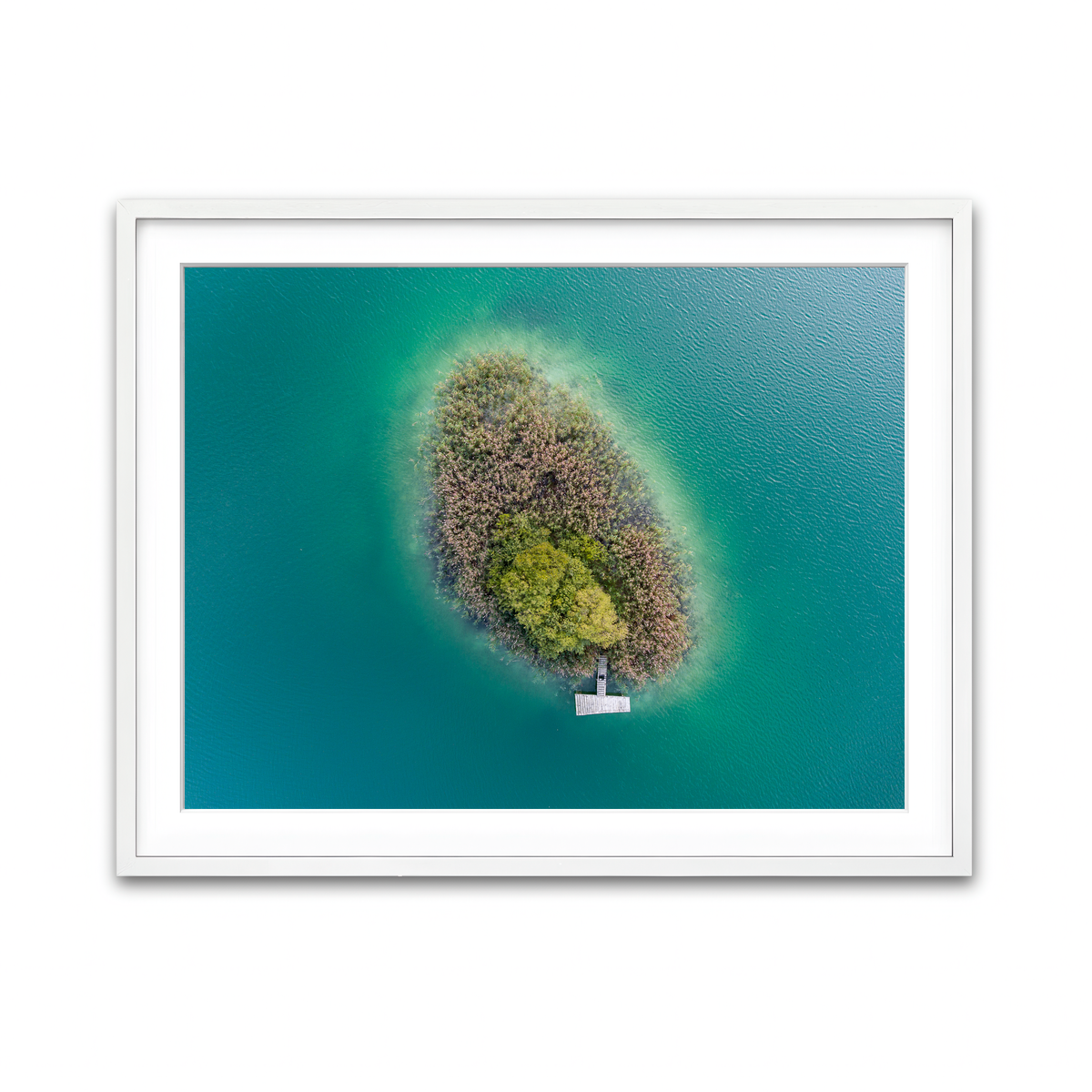 Framed Print 4x3 White