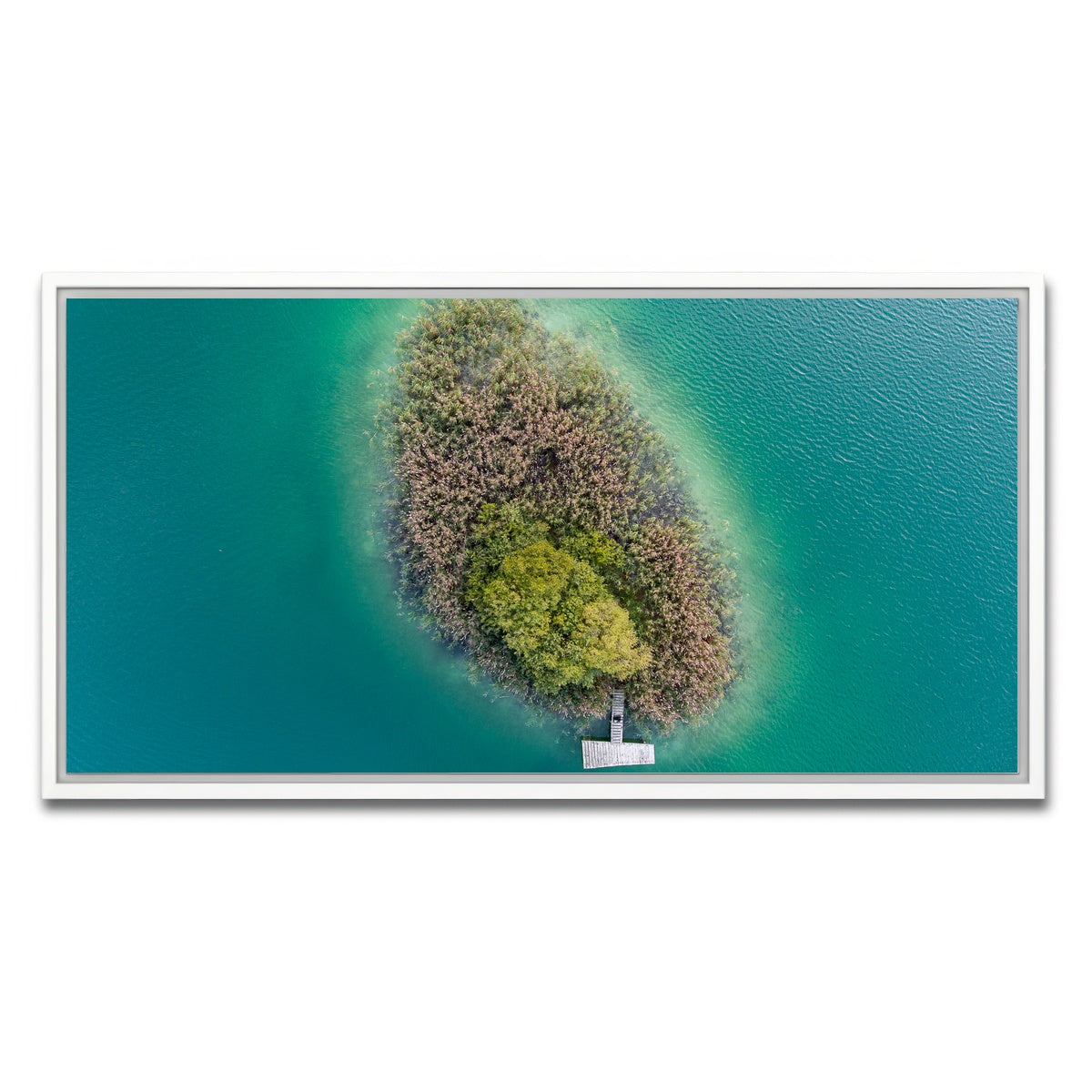AUTO-MOCKUP WHITE | Island For Two | 1 Piece | White Framed Canvas | group=2x1