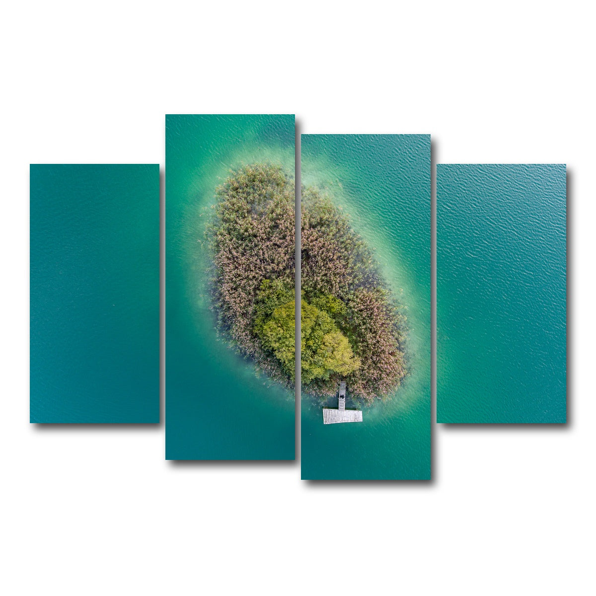 AUTO-MOCKUP WHITE | Island For Two | 4 Piece | Gallery Wrap Canvas | group=4_short