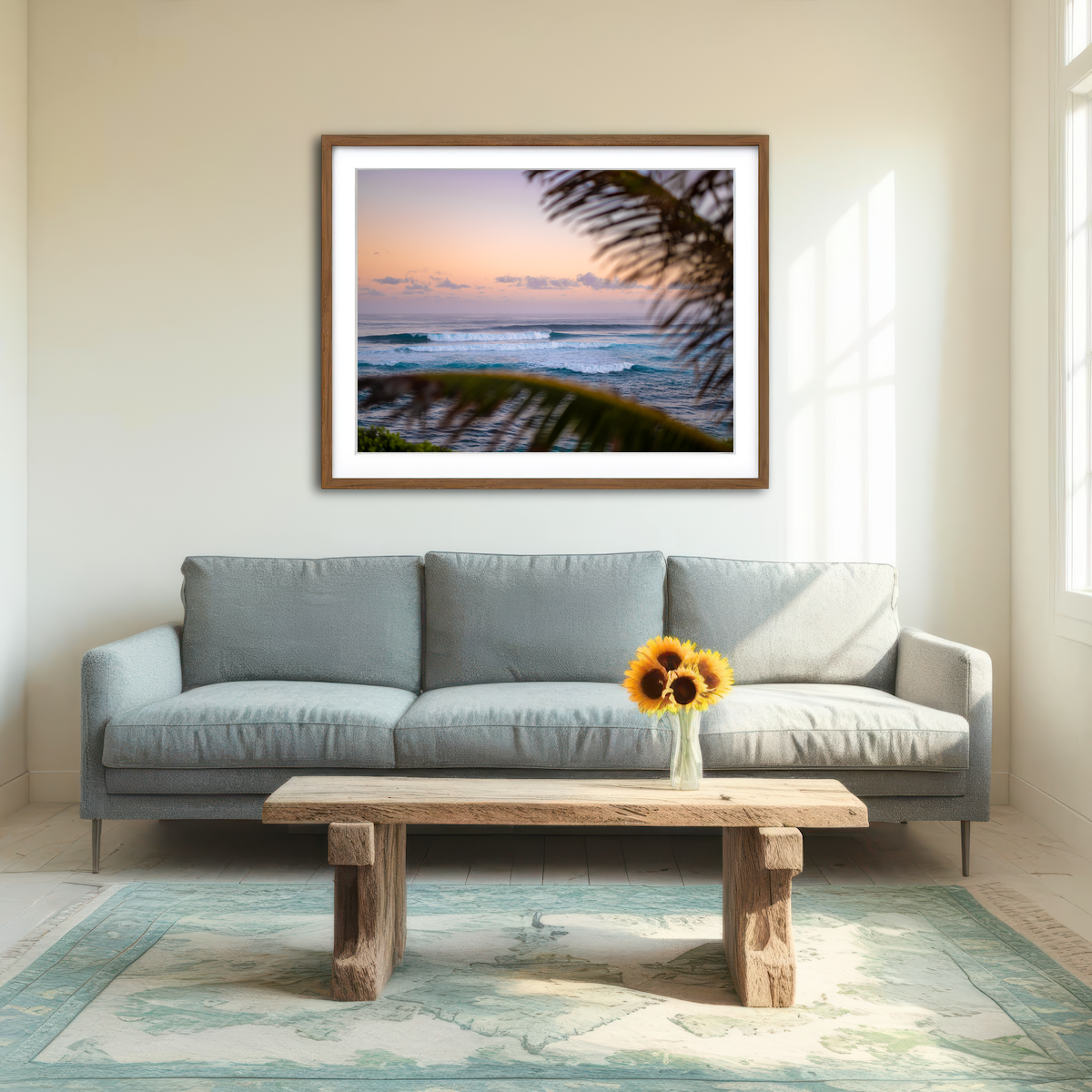 AUTO-MOCKUP ROOM | Island Morning Wall Art