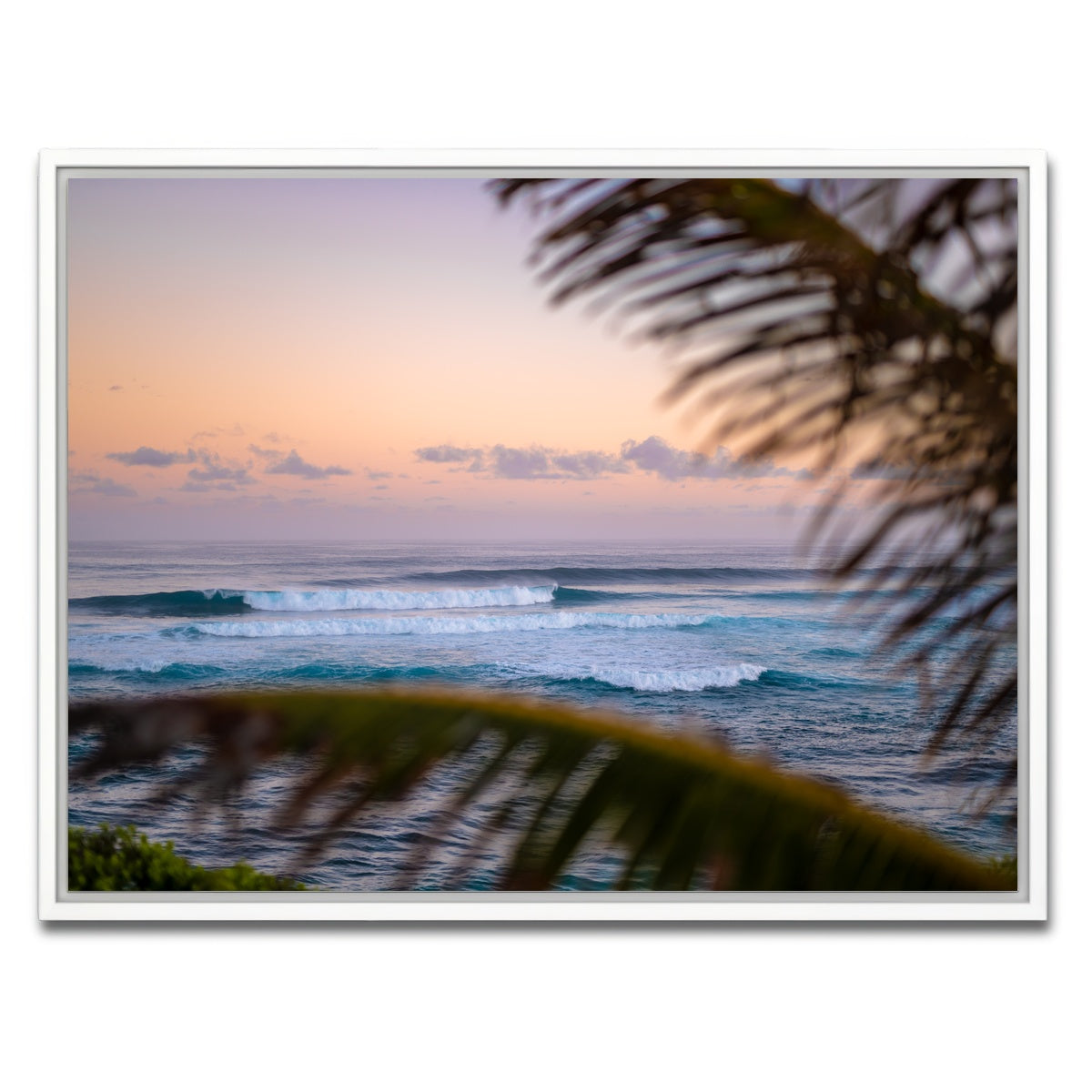 AUTO-MOCKUP WHITE | Island Morning | 1 Piece | White Framed Canvas | group=4x3