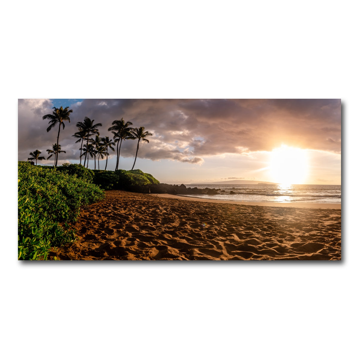 AUTO-MOCKUP WHITE | Island Sunset | 1 Piece | Gallery Wrap Canvas | group=2x1