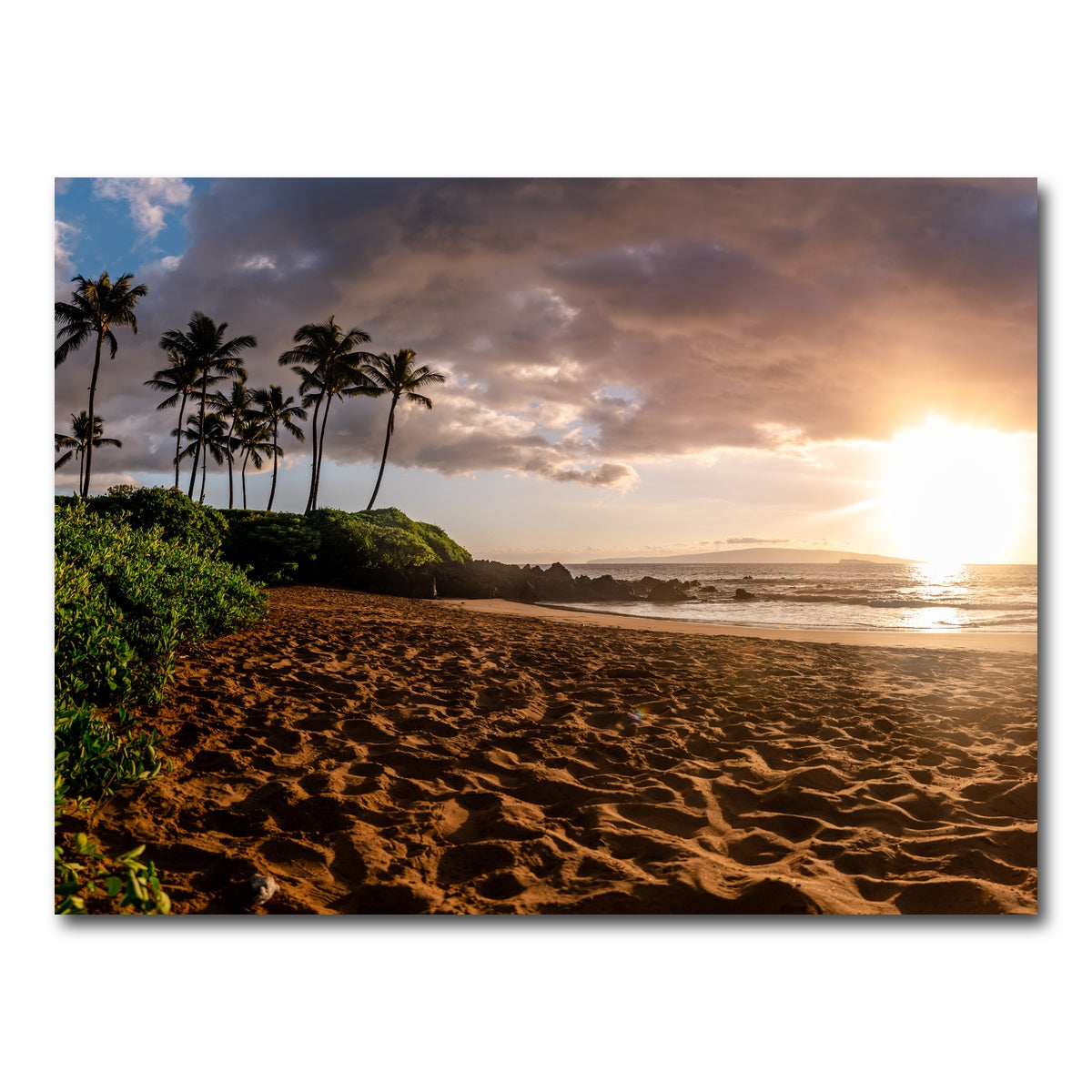 AUTO-MOCKUP WHITE | Island Sunset | 1 Piece | Gallery Wrap Canvas | group=4x3