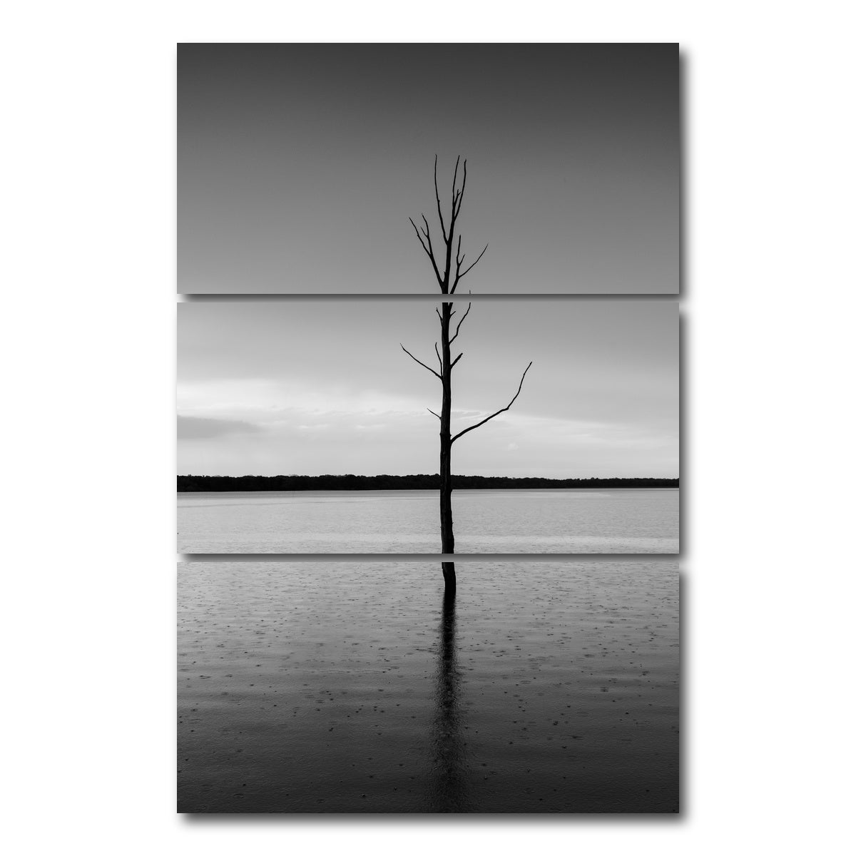 AUTO-MOCKUP WHITE | Isolated Droplets | 3 Piece | Gallery Wrap Canvas | group=12x24_stacked