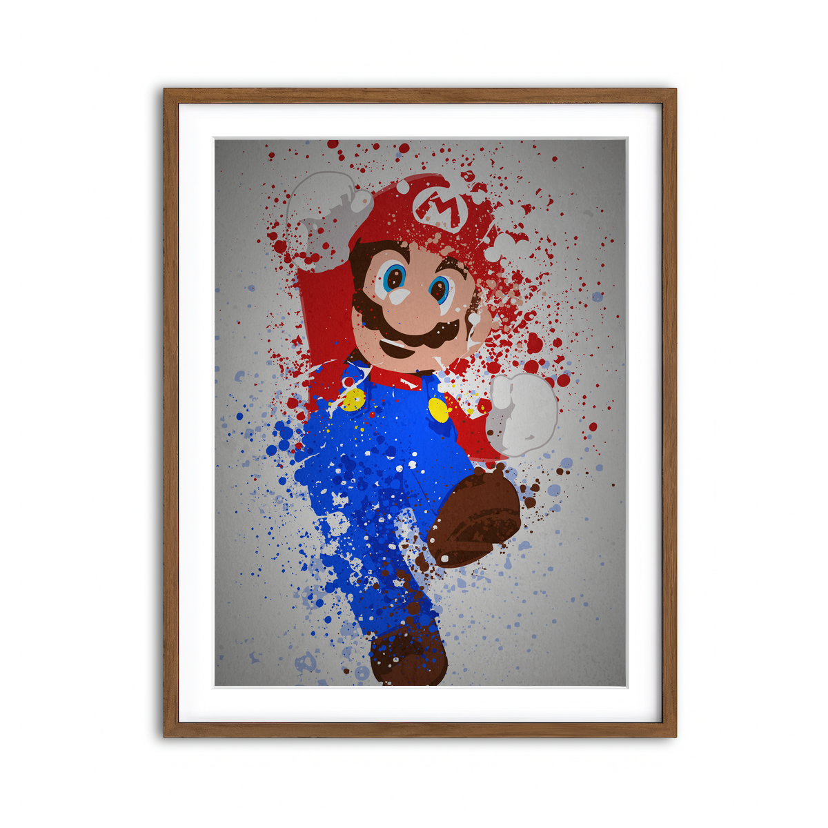 Framed Print 3x4 Walnut