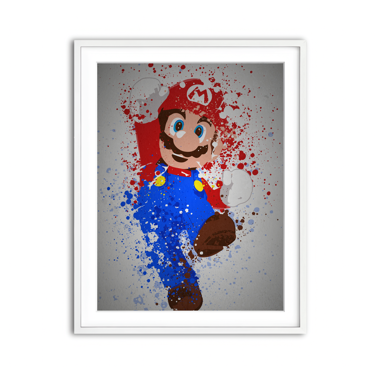 Framed Print 3x4 White