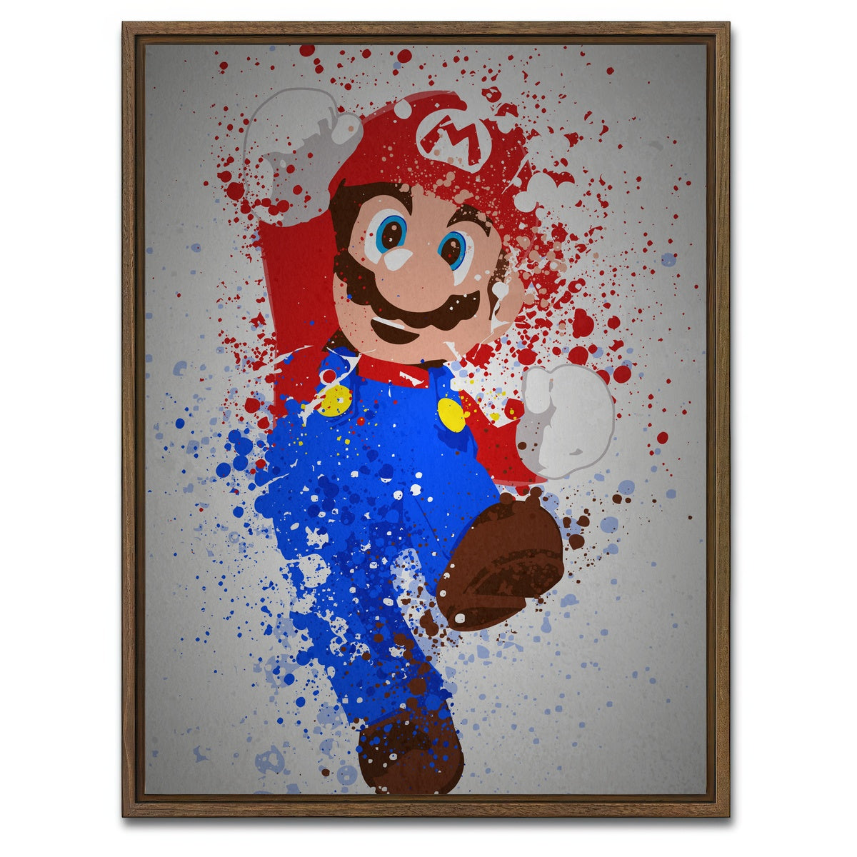 AUTO-MOCKUP WHITE | It's a Me | 1 Piece | Walnut Framed Canvas | group=3x4