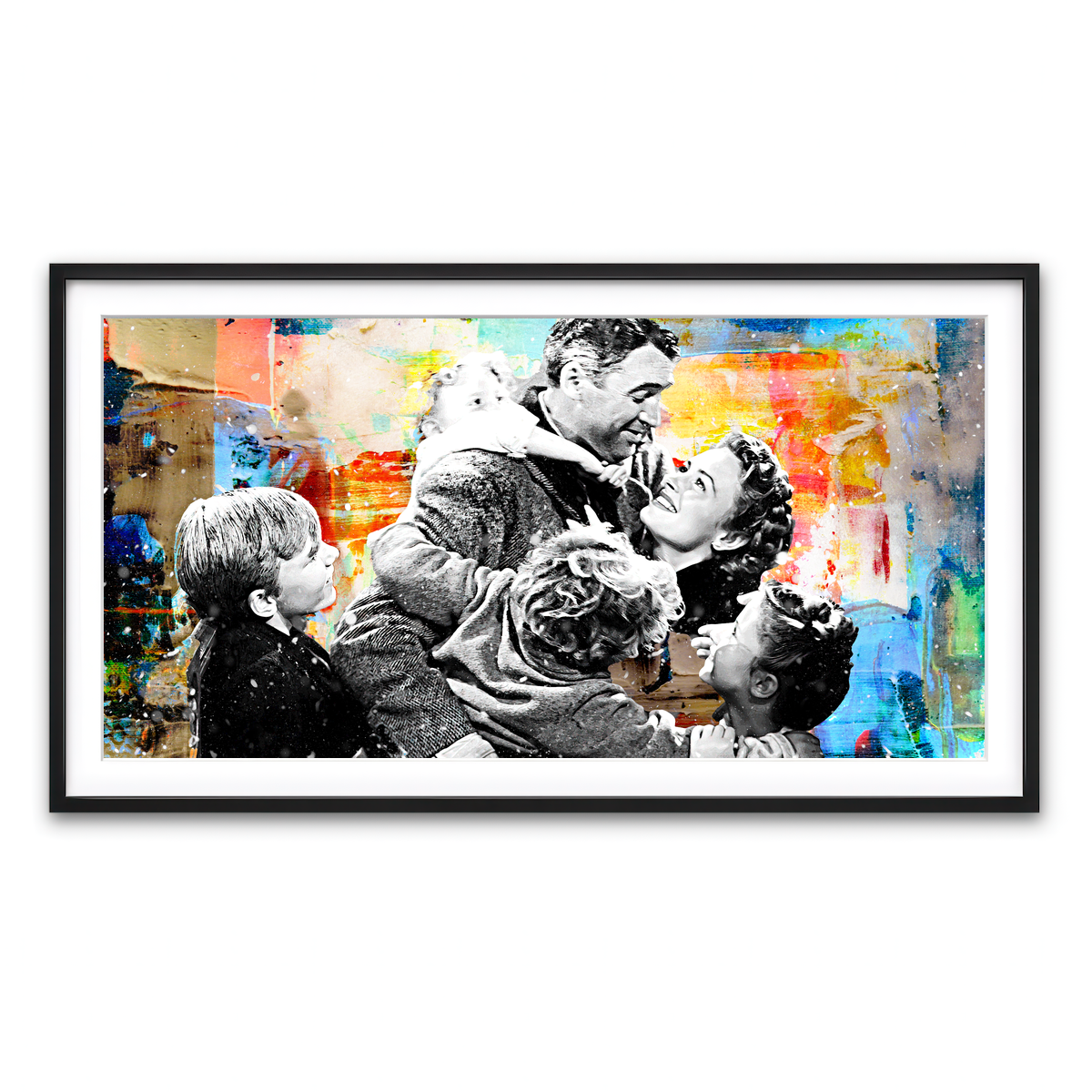 Framed Print 2x1 Black