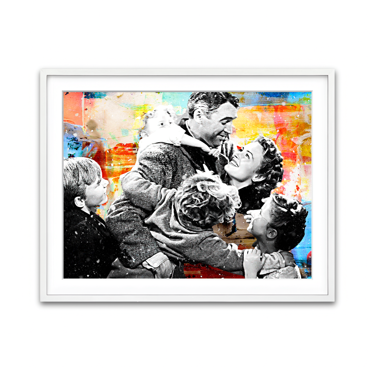 Framed Print 4x3 White