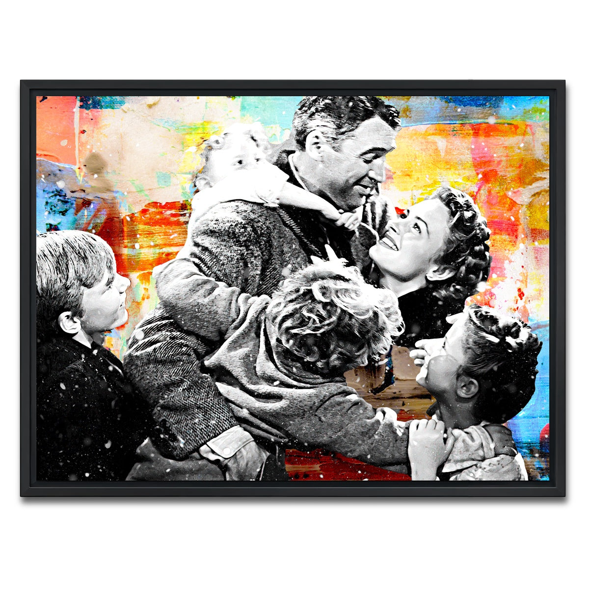 AUTO-MOCKUP WHITE | It's a Wonderful Life | 1 Piece | Black Framed Canvas | group=4x3