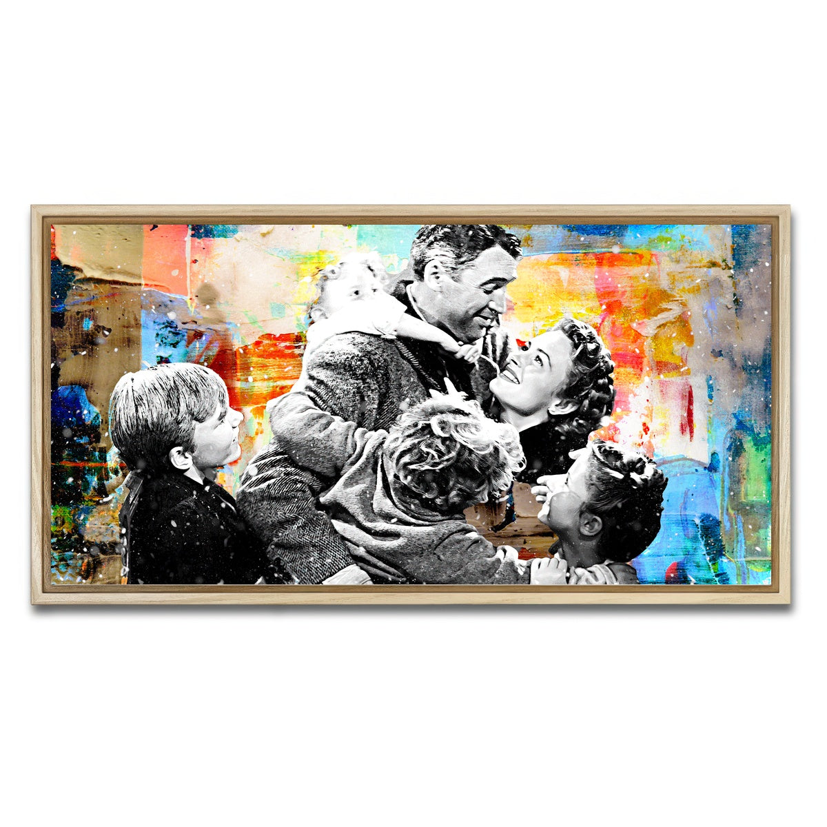 AUTO-MOCKUP WHITE | It's a Wonderful Life | 1 Piece | Natural Framed Canvas | group=2x1
