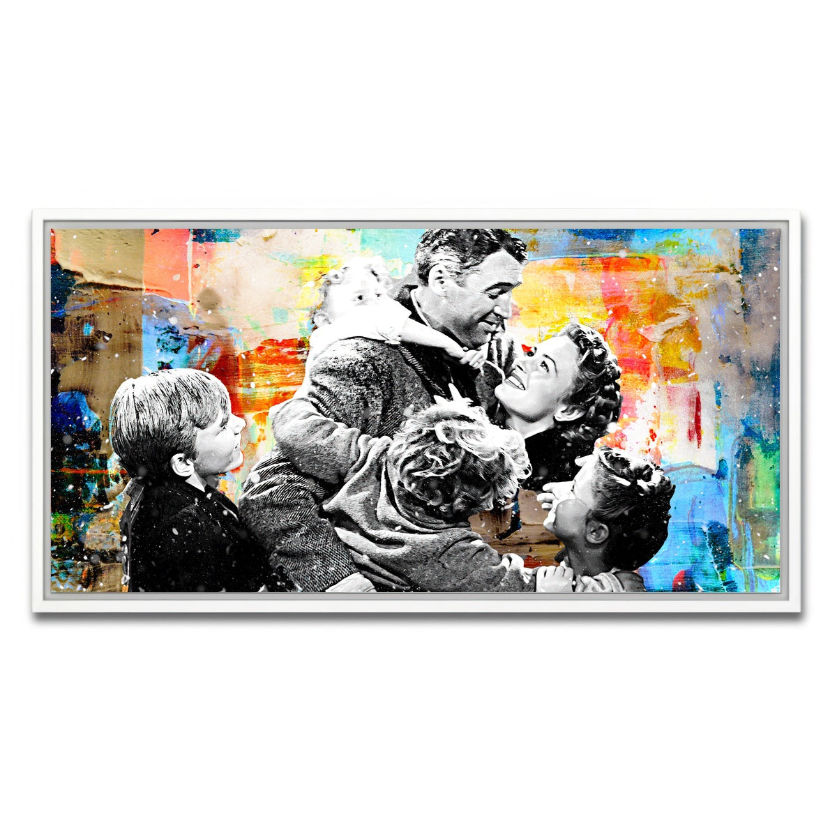 AUTO-MOCKUP WHITE | It's a Wonderful Life | 1 Piece | White Framed Canvas | group=2x1