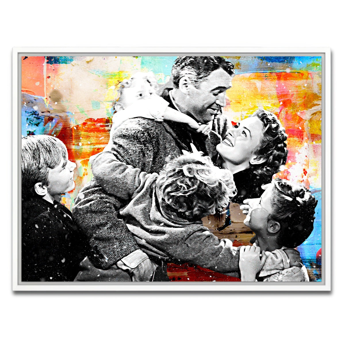 AUTO-MOCKUP WHITE | It's a Wonderful Life | 1 Piece | White Framed Canvas | group=4x3