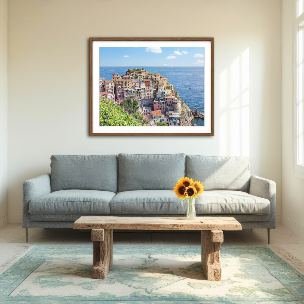 AUTO-MOCKUP ROOM | Italian Riviera Wall Art
