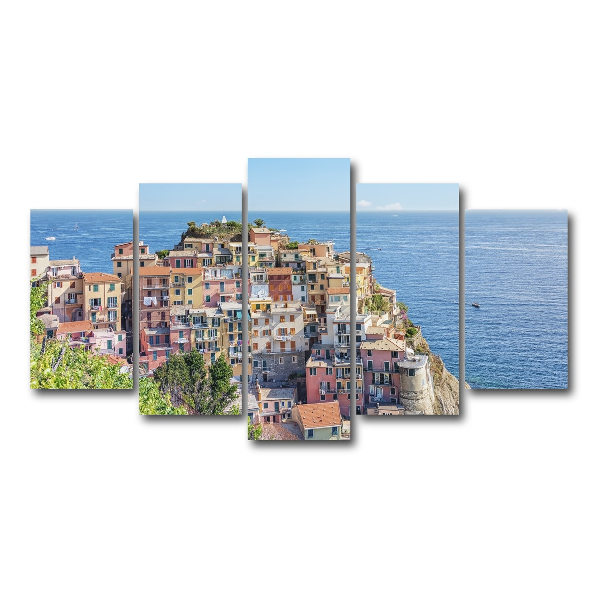 AUTO-MOCKUP WHITE | Italian Riviera | 5 Piece | Gallery Wrap Canvas | group=5_normal