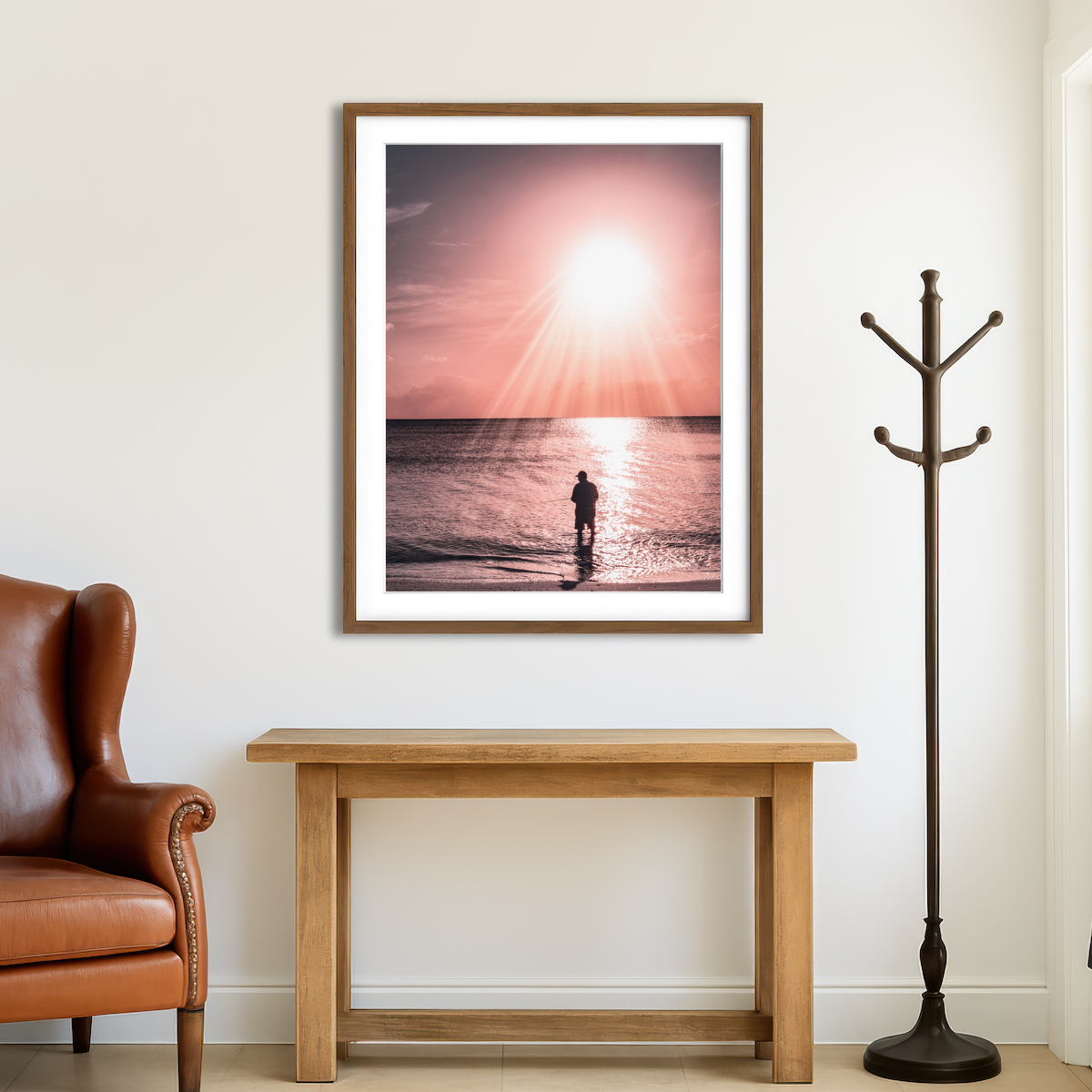 AUTO-MOCKUP ROOM | Its Not About The Catch Wall Art