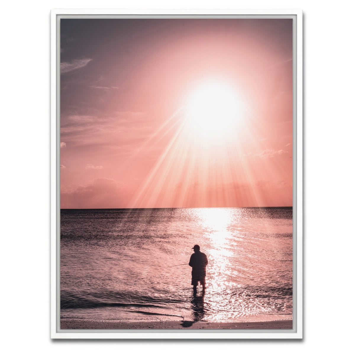 AUTO-MOCKUP WHITE | Its Not About The Catch | 1 Piece | White Framed Canvas | group=3x4