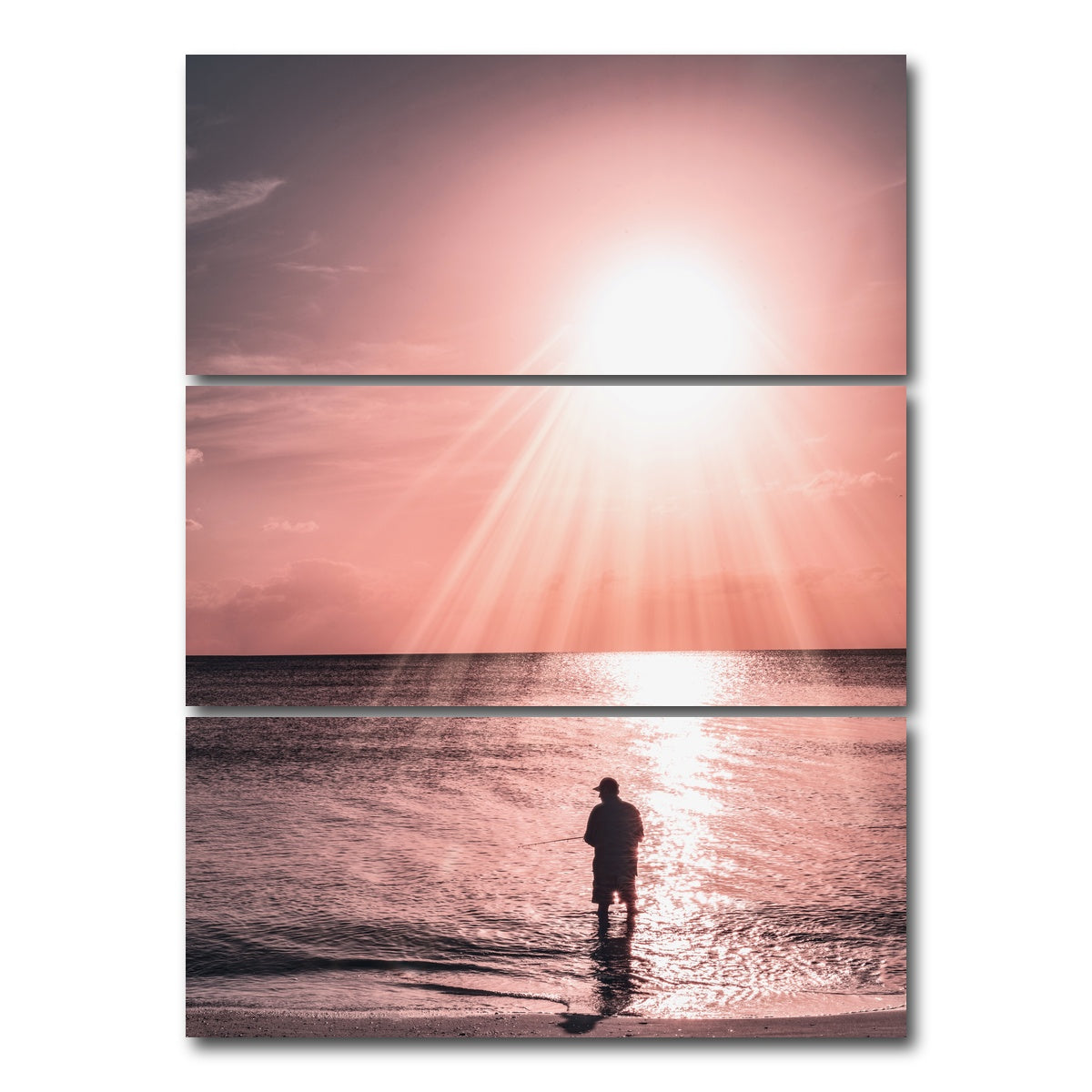 AUTO-MOCKUP WHITE | Its Not About The Catch | 3 Piece | Gallery Wrap Canvas | group=8x18_stacked