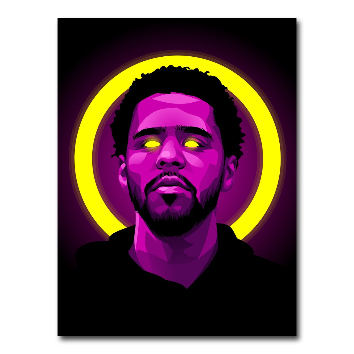 AUTO-MOCKUP WHITE | J. Cole | 1 Piece | Gallery Wrap Canvas | group=3x4