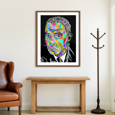AUTO-MOCKUP ROOM | J. Robert Oppenheimer Wall Art