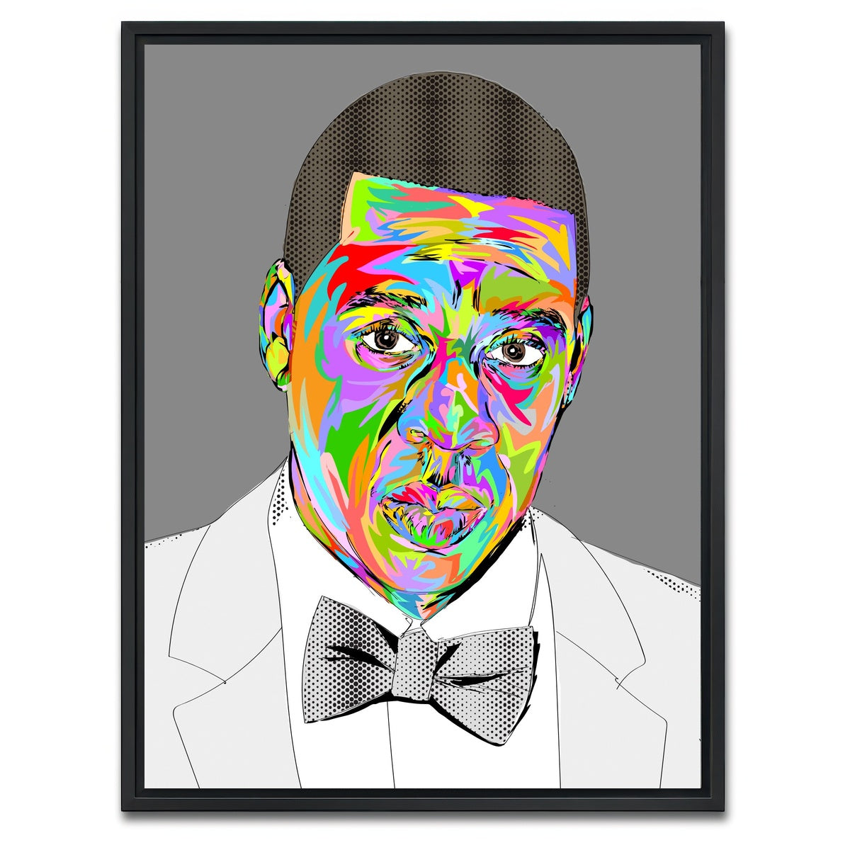 AUTO-MOCKUP WHITE | JAYZ | 1 Piece | Black Framed Canvas | group=3x4