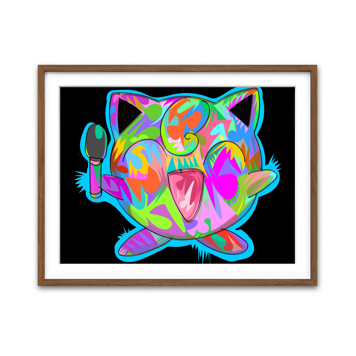 Framed Print 4x3 Walnut