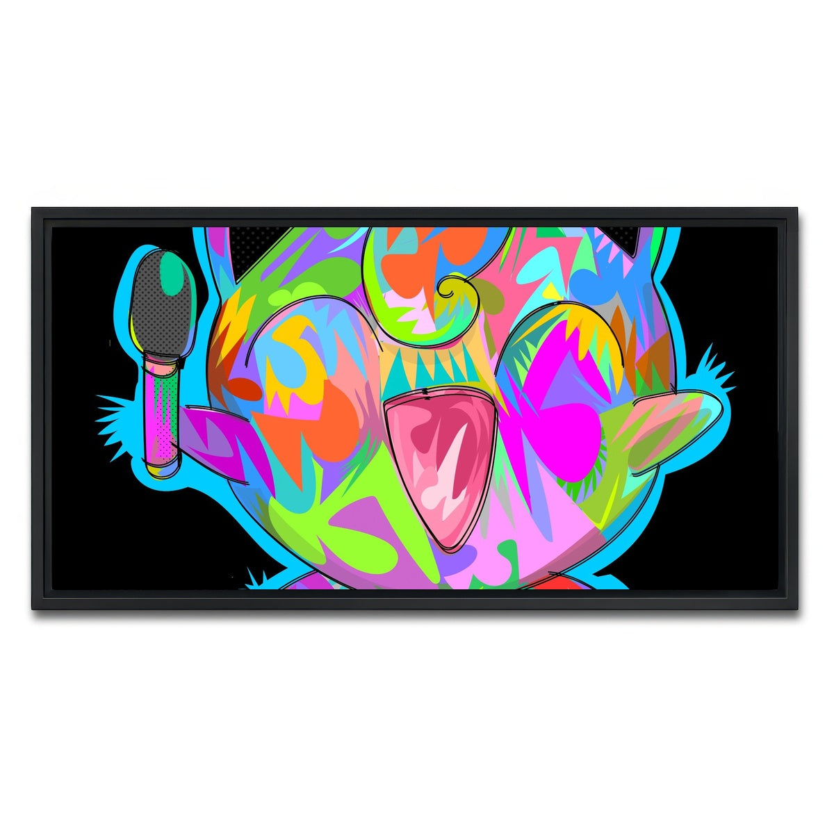 AUTO-MOCKUP WHITE | JIGGLY PUFF | 1 Piece | Black Framed Canvas | group=2x1