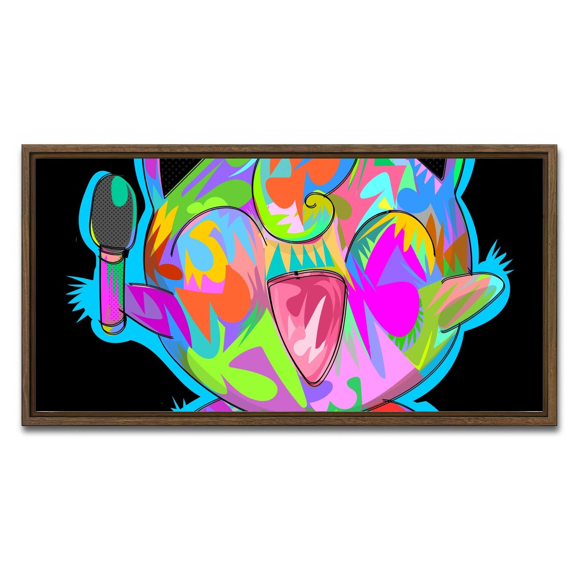 AUTO-MOCKUP WHITE | JIGGLY PUFF | 1 Piece | Walnut Framed Canvas | group=2x1