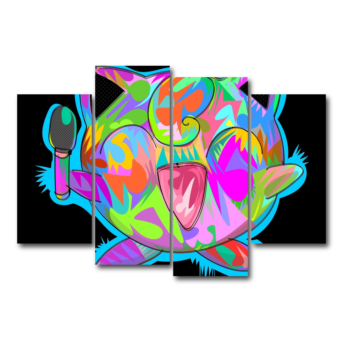 AUTO-MOCKUP WHITE | JIGGLY PUFF | 4 Piece | Gallery Wrap Canvas | group=4_short