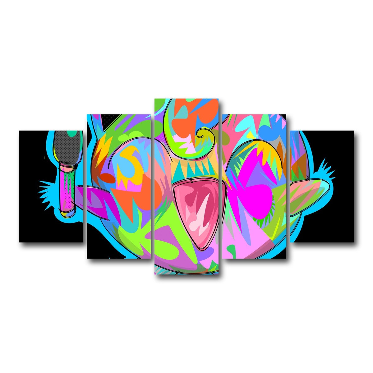 AUTO-MOCKUP WHITE | JIGGLY PUFF | 5 Piece | Gallery Wrap Canvas | group=5_normal