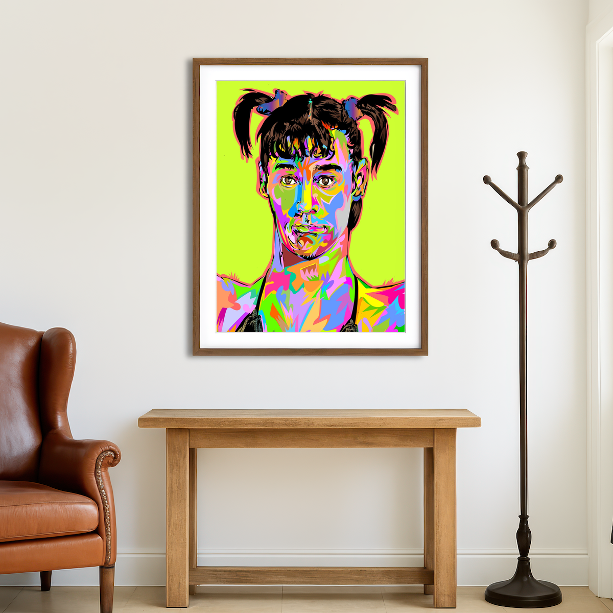 AUTO-MOCKUP ROOM | Jim Carrey Drag Wall Art