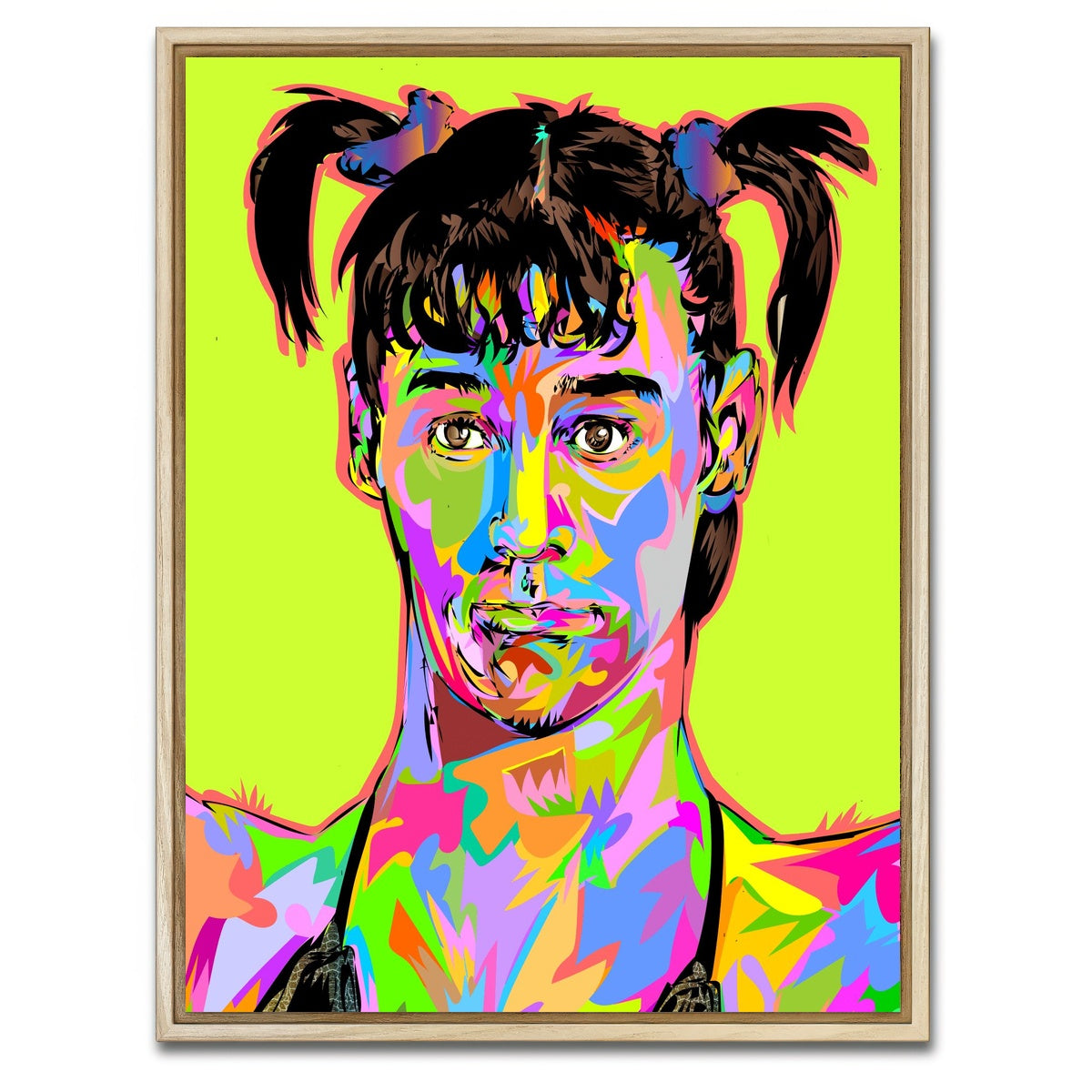 AUTO-MOCKUP WHITE | JIM CARREY DRAG | 1 Piece | Natural Framed Canvas | group=3x4