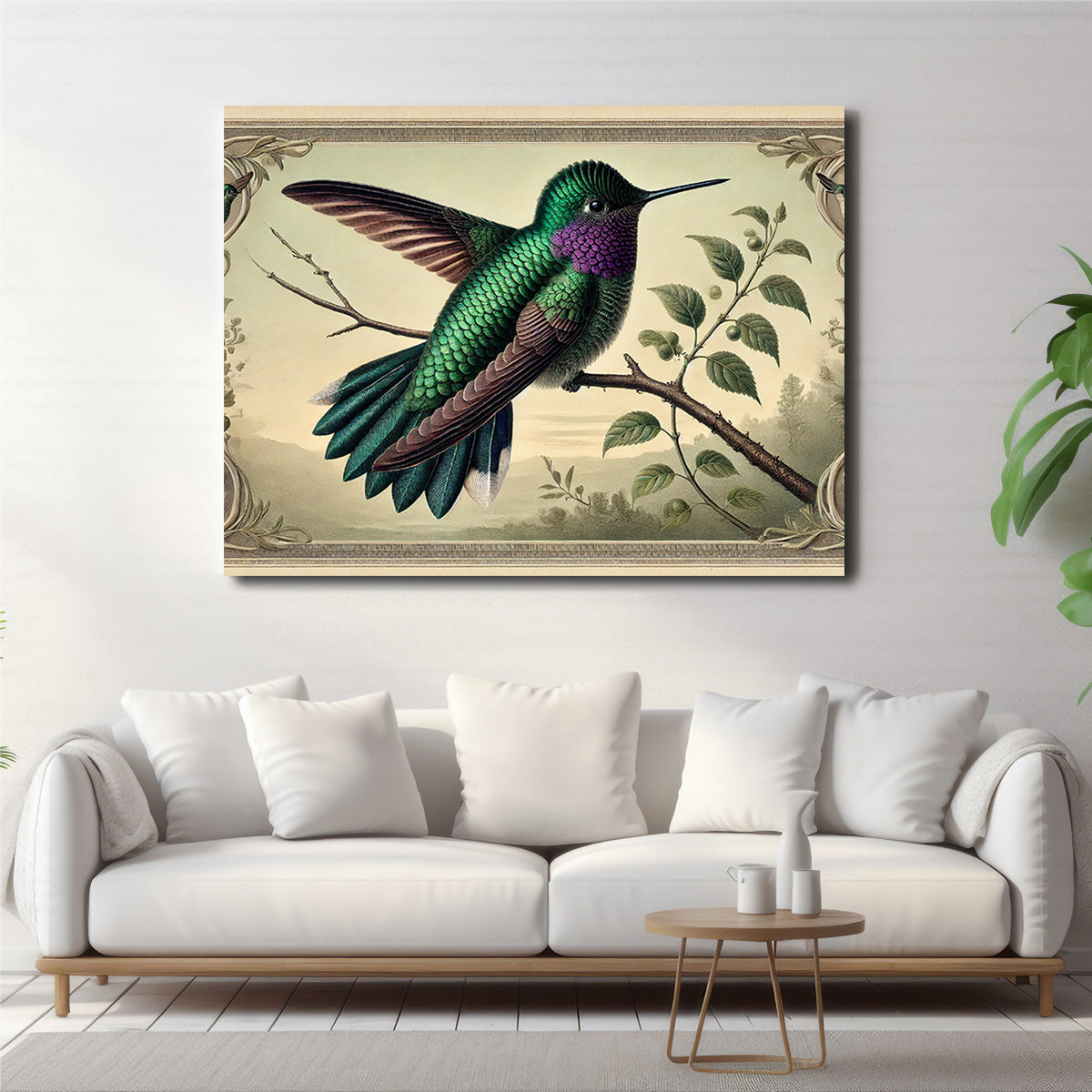JJ Audubon's Style Hummingbird Print Wall Art