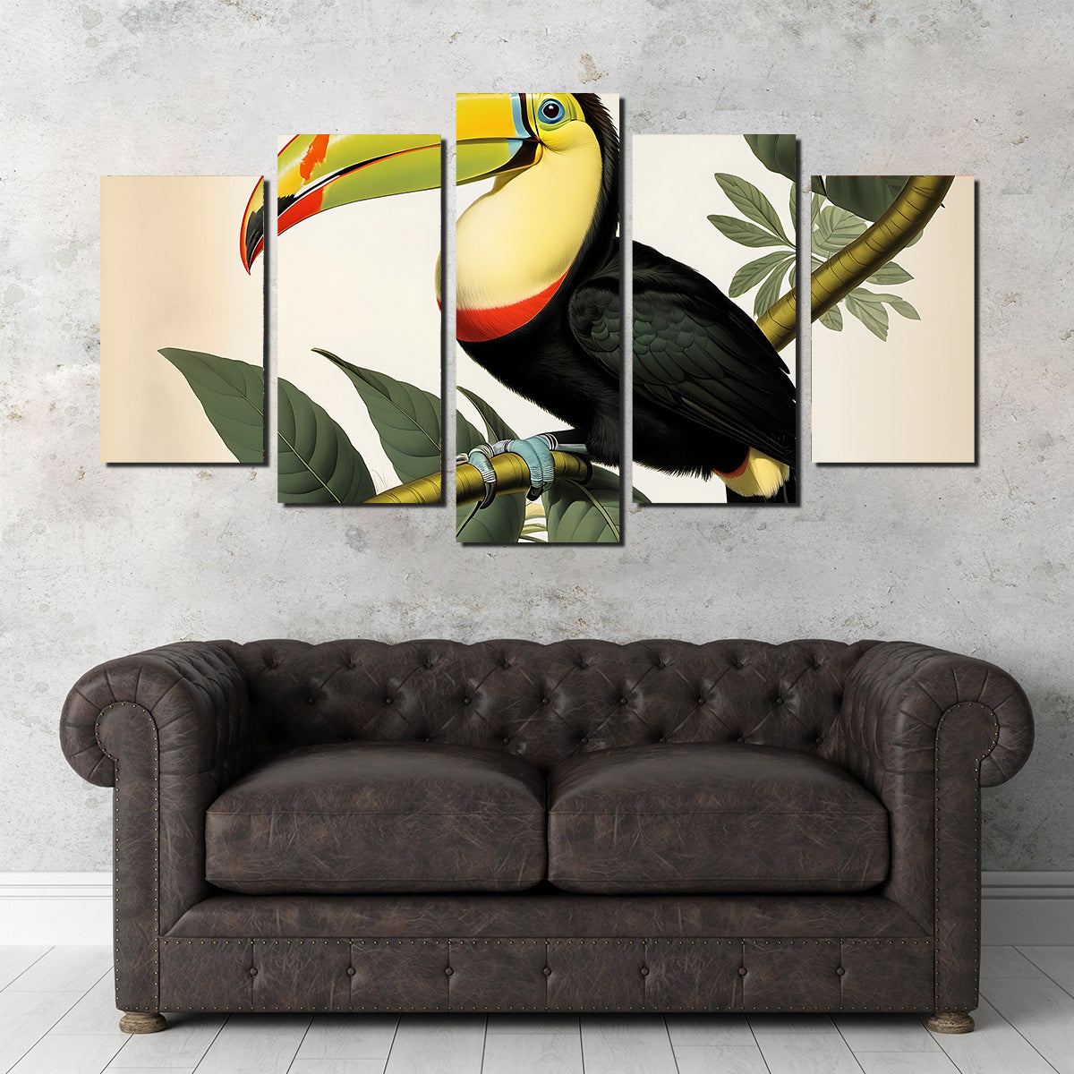 JJ Audubon's Style Keel-Billed Toucan Wall Art