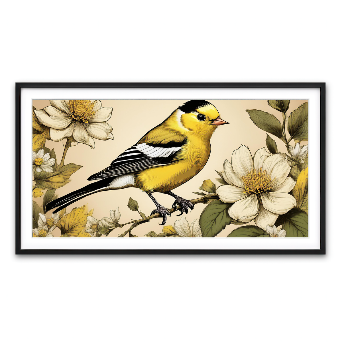 Framed Print 2x1 Black