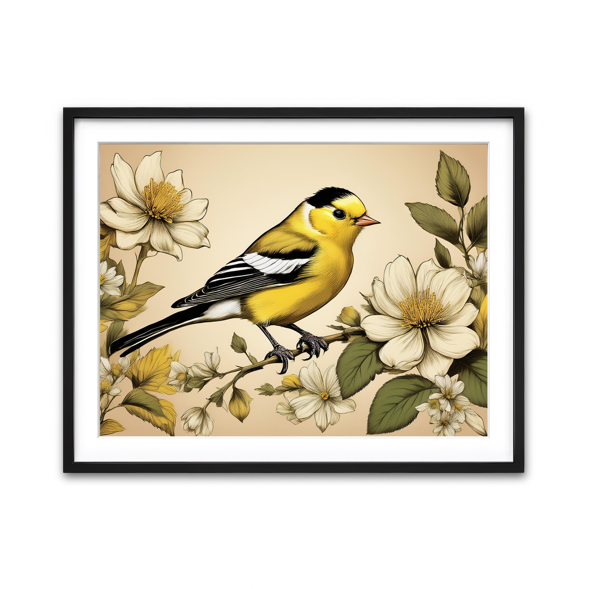 Framed Print 4x3 Black