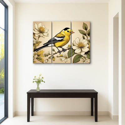 AUTO-MOCKUP ROOM | JJ Audubon's Style American Goldfinch
