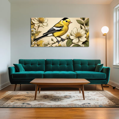 AUTO-MOCKUP ROOM | JJ Audubon's Style American Goldfinch